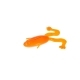 Лягушка Crazy Frog 2,36"/6,0 см Orange & Sparkles 10шт. (HS-22-022) Helios