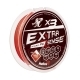 Шнур Extrasense X3 PE Red 92m 1.8/27LB 0.23mm (HS-ES-X3-1.8/27LB) Helios