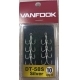 Тройники VANFOOK DT-58S #10 silver