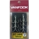Тройники VANFOOK DT-58S #7 silver