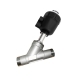 Седельный клапан наклонный, нерж. 304 с пневмоприводом (полипроп.), DN50 TL50CPAVPP