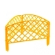 Забор декоративный "Сетка", 24х320 см, желтый, Россия// Palisad