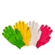Перчатки в наборе, 4 пары, цвета в ассортименте, ПВХ точка, L, Россия// Palisad