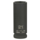 Головка ударная удлиненная шестигранная, 21 мм, 1/2", CrMo// Stels