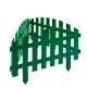 Забор декоративный "Винтаж", 28х300 см, зеленый, Россия// Palisad