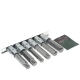 Набор головок-бит RF-40920L разнопрофильных Spline&Torx&Hex, 6 пр. (М14,М16,Т60,Т70,Н14,Н17мм; L-100мм), на планке ROCKFORCE /1