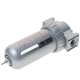 Фильтр влагоотделитель для пневмосистемы 1/4"(10bar температура воздуха 5-60С.10Мк ) ROCKFORCE /1