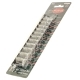 Набор торцевых головок и насадок RF-2111-9: 1/4"DR 12-гранных 11пр. ROCKFORCE /1/10