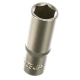 Головка торцевая 18мм 1/2" 6-гранная глубокая L=75мм FORSAGE F-5457718 /1/10