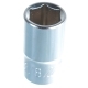 Головка торцевая 6-гранная 1/4" х 3/8", длина 25мм JTC /1/20/1000