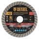Диск алмазный отрезной ф125 х 22,2 мм, Турбо, сухое резание, HWD92// Denzel