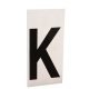 Наклейка Буква на дублирующие номера-К