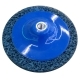 Круг абразивный D=150мм для снятия ржавчины синий (жесткий) M14 РУССКИЙ МАСТЕР