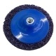 Круг абразивный D=150мм для снятия ржавчины фиолетовый (средний) M14 РУССКИЙ МАСТЕР