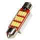 Автолампа 12V SV8.5/8 5W SUPER WHITE 12SMD CUNBUS светодиод 39мм