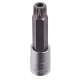 Головка-бита Spline M16T 1/2" L=100 мм с отверстием ROCKFORCE