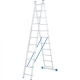 Лестница-стремянка 11 ступеней двухсекционная 3.07-5.06м