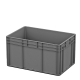 Ящик полимерный (евроконтейнер) EC-6432.2 600х400х320мм серый с гладким дном