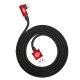 Кабель 8-pin-USB Apple 1м красный BASEUS