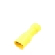 Клемма мама 6.3мм желтая под провод S4.0-6.0мм