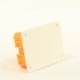 Коробка распаячная 120x92x45мм IP20 оранж. с крышкой TDM