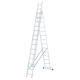 Лестница-стремянка 14 ступеней трехсекционная 3.91-9.54м СИБРТЕХ