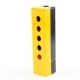 Корпус блока кнопок КП105 5мест IP54 желтый TDM