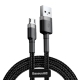 Кабель micro USB-USB 1м. 2.4A черно-серый BASEUS