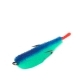 Приманка Поролон LeX Zander Fish 7 GBBLB зеленое-син.