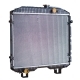 Радиатор охлаждения ГАЗ-66 алюминиевый (бачки пластик) PEKAR