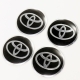 Наклейка на колпак диска колесного Toyota D62 алюм.3D к-т