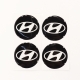 Наклейка на колпак диска колесного Hyundai D54 смола к-т