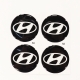 Наклейка на колпак диска колесного Hyundai D58 смола к-т