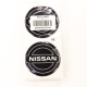 Наклейка на колпак диска колесного Nissan D58 смолак-т