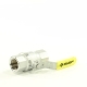 Кран шаровый газовый F3/4"-F3/4" никелированная латунь, ручка-рычаг ЗУБР