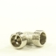 Уголок M3/4"-M3/4" никелированная латунь GENERAL FITTINGS