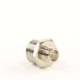 Бочонок переходной M1/2"-M1/4" никелированная латунь MASTERPROF