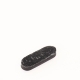 Ножка приборная 17.5х6.5х2.0мм прямоугольная самоклеящаяся черная резина