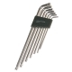 Набор ключей TORX 7 пр.Т10-Т40 Г-обр.экстрадлинных, блистер ROCKFORCE