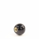 Ручка-шар М12х40 с латунной втулкой бакелит черная