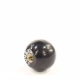 Ручка-шар М12х50 с латунной втулкой бакелит черная