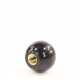 Ручка-шар М16х50 с латунной втулкой бакелит черная