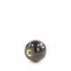 Ручка-шар М6х25 с латунной втулкой бакелит черная