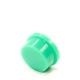 Колпачок кнопки 15.8х7.5/2.0х3.0мм круглый пластик зеленый