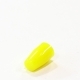 Колпачок кнопки 7.4х12.6/3.25х2.25мм круглый пластик желтый