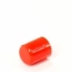 Колпачок кнопки 9.0х9.0мм круглый пластик красный