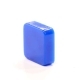 Колпачок кнопки 10.0х10.0х3.2/3.5х4.0мм квадратный пластик синий