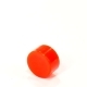 Колпачок кнопки 9.7х4.3/3.4мм круглый пластик красный