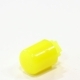 Колпачок кнопки 8.8х10.0/3.4х3.8мм круглый пластик желтый