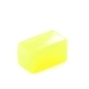 Колпачок кнопки 5.3х5.3х9.2/3.3х3.3мм квадратный пластик желтый